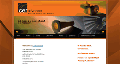 Desktop Screenshot of ceradvance.co.za